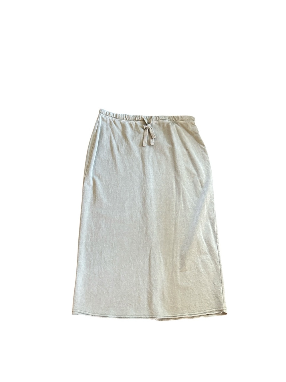 Thread & Supply Women's Green Drawstring Midi Skirt - Picture 1 of 7